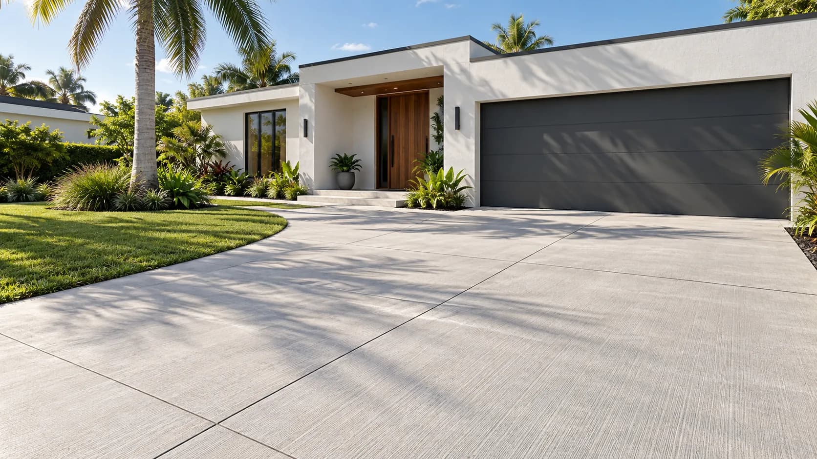 Concrete at a residential property