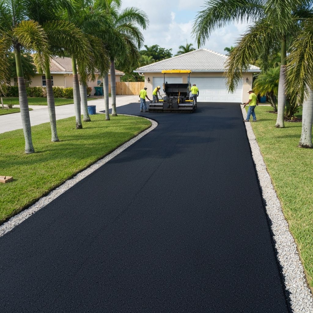 Asphalt Driveway in Hialeah