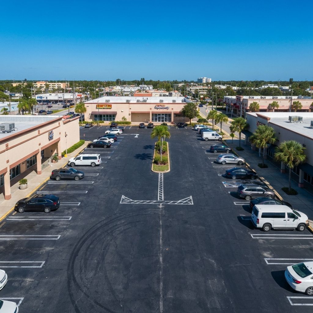 Asphalt Parking Lot in Miramar
