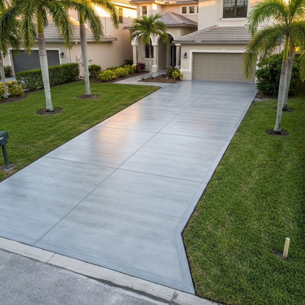 Concrete Driveway in Kendall