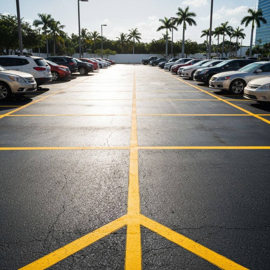 Parking Lot Striping in Miami